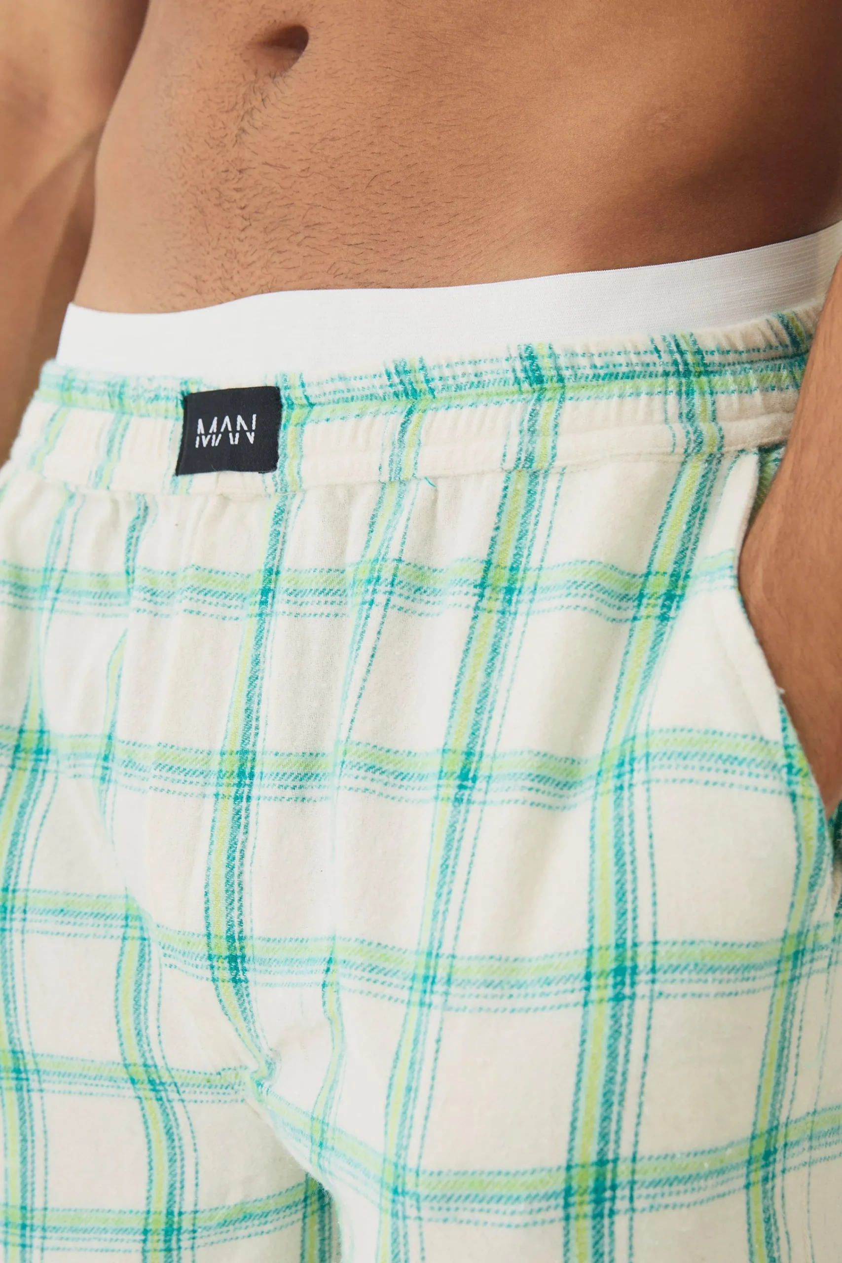 boohooMAN Double Waistband Lounge Bottoms | UK| Loungewear