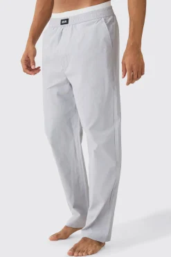 boohooMAN Double Waistband Lounge Bottoms | UK| Loungewear|Trousers