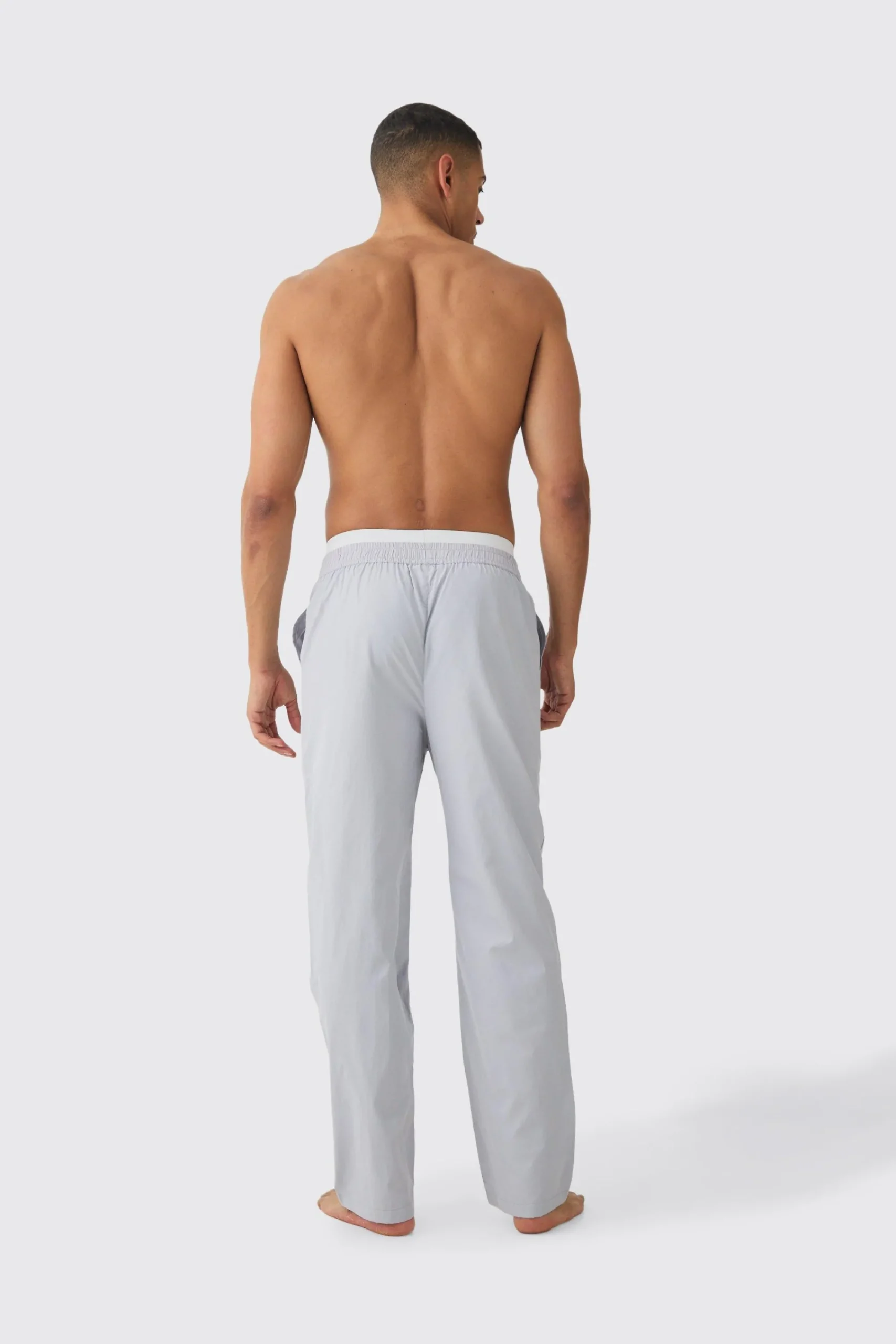 boohooMAN Double Waistband Lounge Bottoms | UK| Loungewear|Trousers