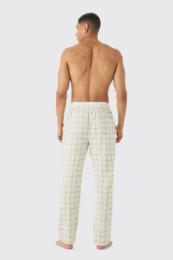 boohooMAN Double Waistband Relaxed Lounge Bottoms | UK| Loungewear
