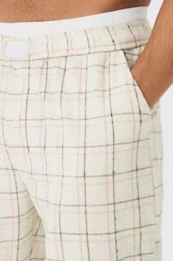 boohooMAN Double Waistband Relaxed Lounge Bottoms | UK| Loungewear