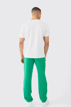 boohooMAN Drawcord Waist Straight Trousers | UK| Suits & Tailoring|Trousers