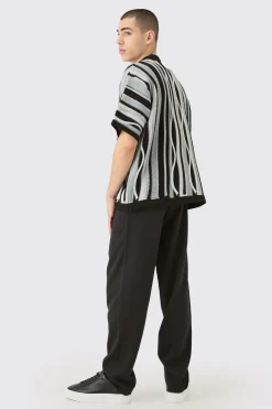 boohooMAN Drawcord Waist Straight Trousers | UK| Suits & Tailoring|Trousers