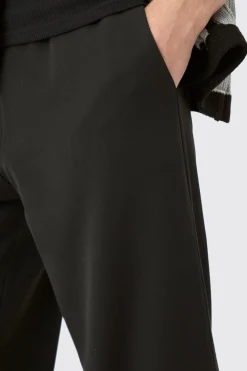 boohooMAN Drawcord Waist Straight Trousers | UK| Suits & Tailoring|Trousers