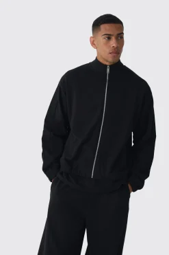 boohooMAN EDITION Oversized Boxy Heavyweight Bomber Jacket | UK| Coats & Jackets