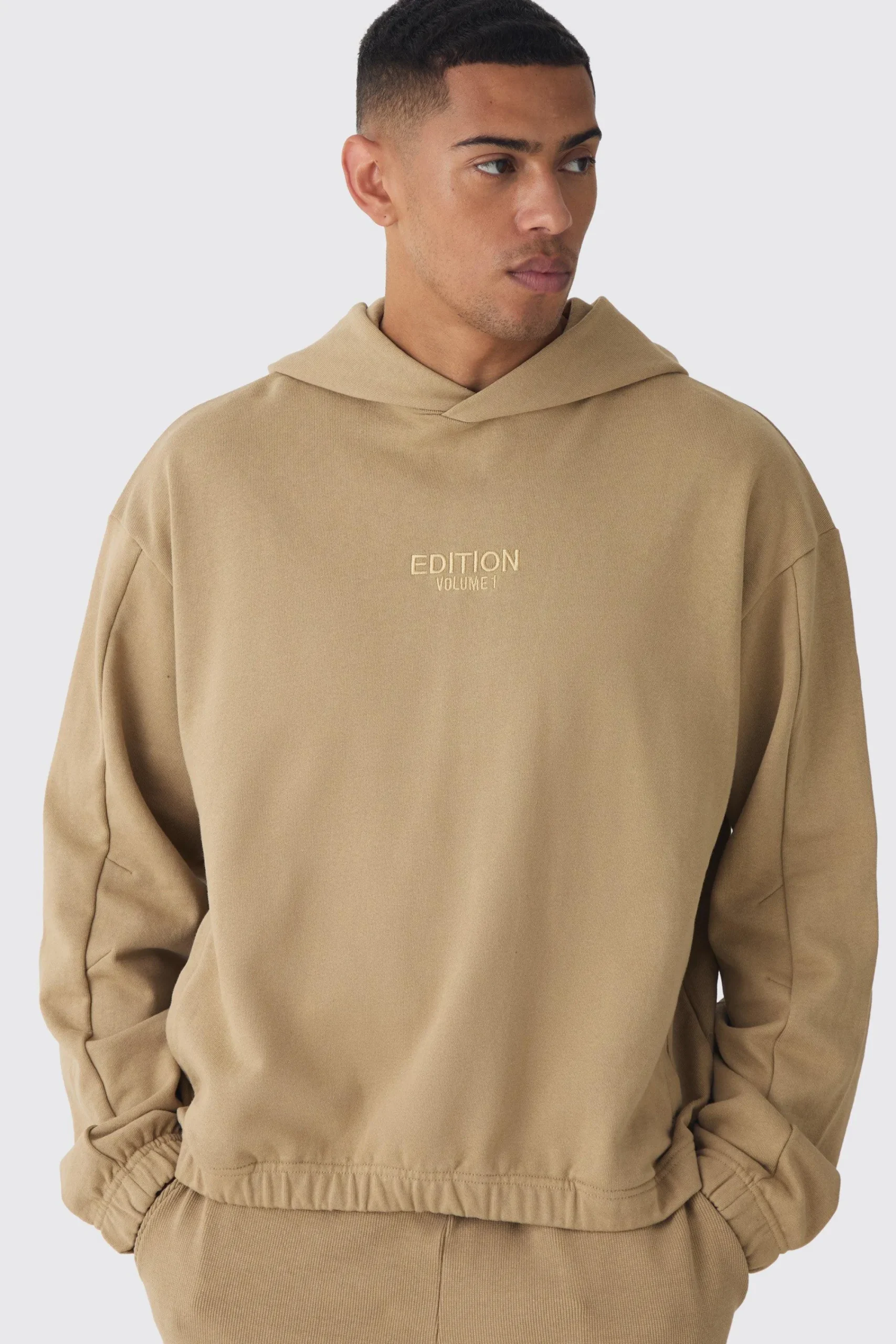 boohooMAN EDITION Oversized Boxy Heavyweight Hoodie | UK| Hoodies & Sweatshirts