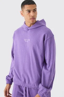 boohooMAN EDITION Oversized Boxy Heavyweight Hoodie | UK| Hoodies & Sweatshirts
