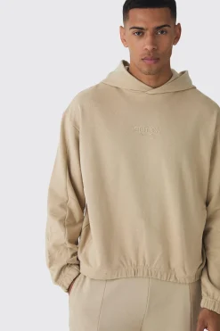 boohooMAN EDITION Oversized Boxy Heavyweight Hoodie | UK| Hoodies & Sweatshirts