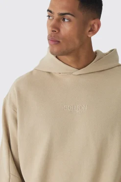 boohooMAN EDITION Oversized Boxy Heavyweight Hoodie | UK| Hoodies & Sweatshirts
