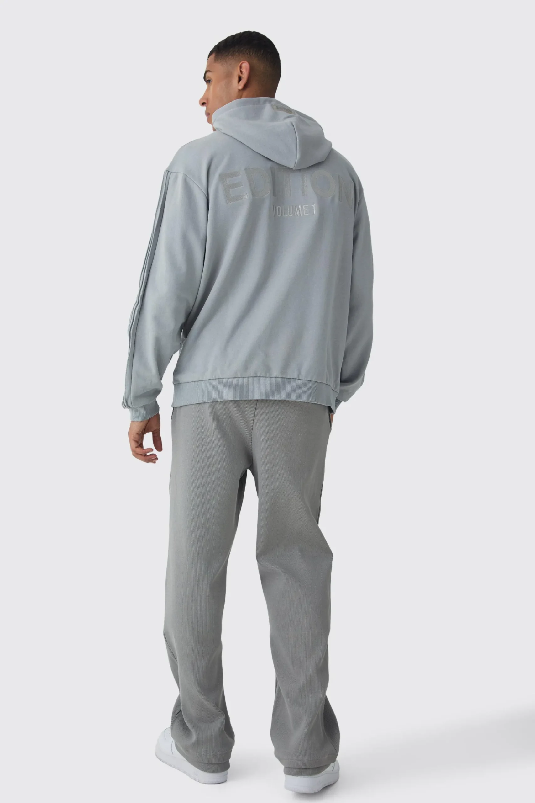 boohooMAN EDITION Oversized Heavyweight 1/4 Zip Pintuck Hoodie | UK| Hoodies & Sweatshirts