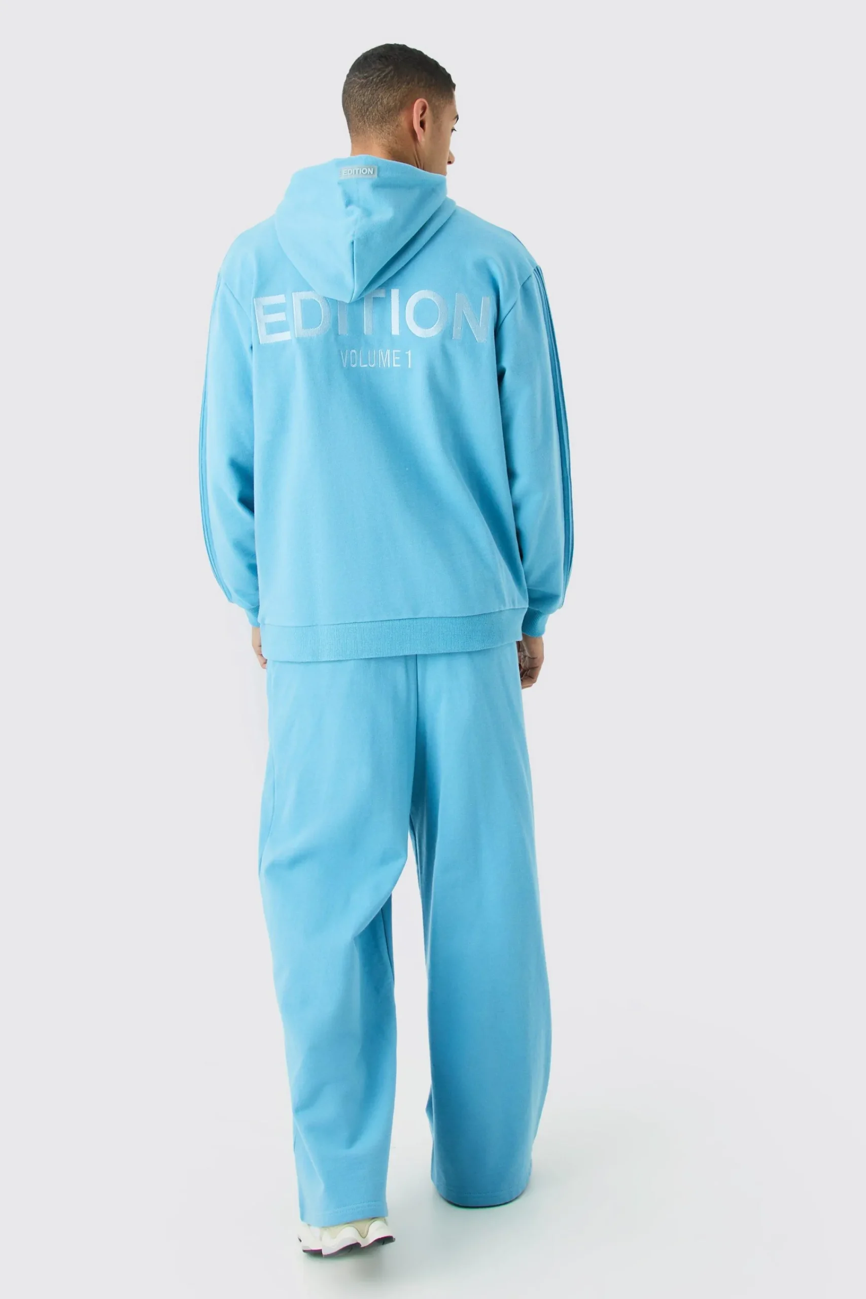 boohooMAN EDITION Oversized Heavyweight 1/4 Zip Pintuck Hoodie | UK| Hoodies & Sweatshirts