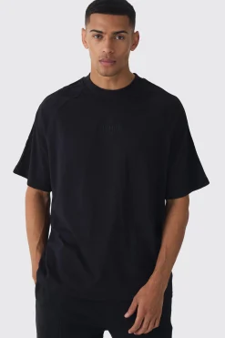 EDITION Oversized Heavyweight Pin Tuck T-shirt | UK^boohooMAN Best