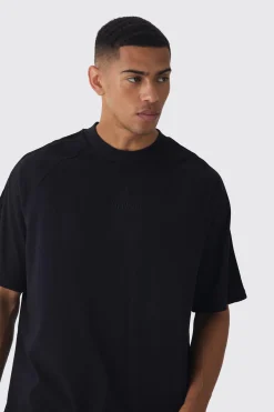 EDITION Oversized Heavyweight Pin Tuck T-shirt | UK^boohooMAN Best