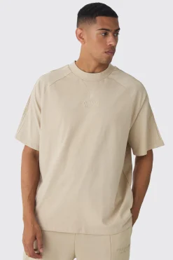 EDITION Oversized Heavyweight Pin Tuck T-shirt | UK^boohooMAN Best