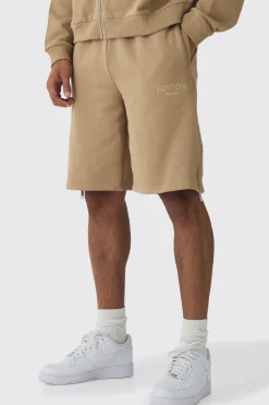 boohooMAN EDITION Oversized Heavyweight Zip Hem Shorts | UK| Shorts