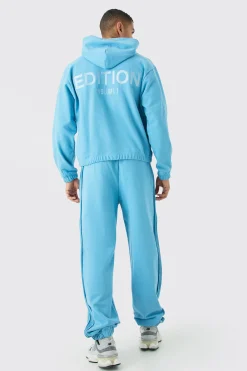 boohooMAN EDITION Oversized Pintuck Detail Heavyweight Jogger | UK| Joggers