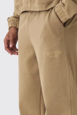 boohooMAN EDITION Straight Fit Ribbed Heavyweight Split Hem Jogger | UK| Joggers