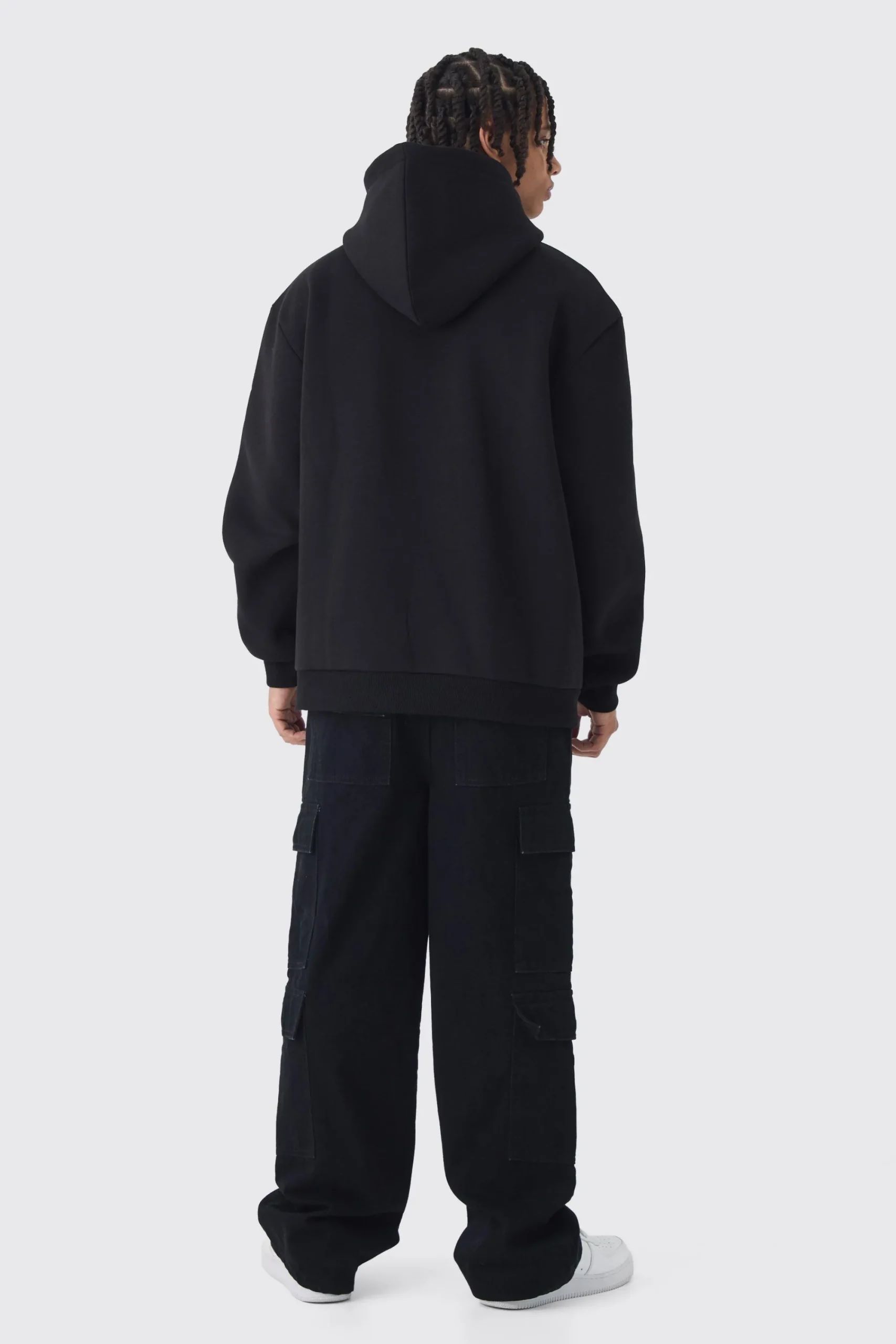 boohooMAN Elasticated Baggy Fit Multi Cargo Trousers | UK| Trousers|Cargos