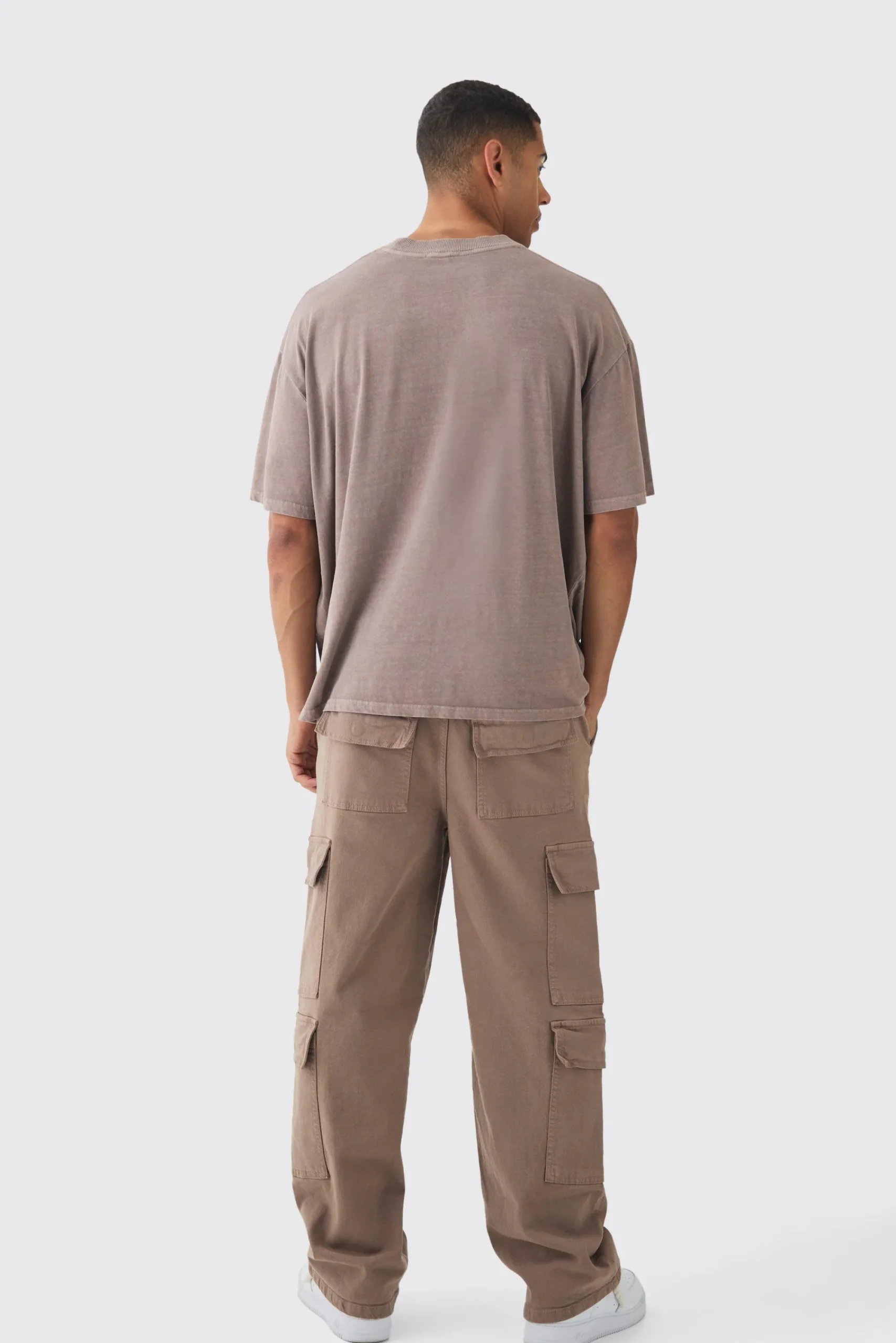 boohooMAN Elasticated Baggy Fit Multi Cargo Trousers | UK| Trousers|Cargos