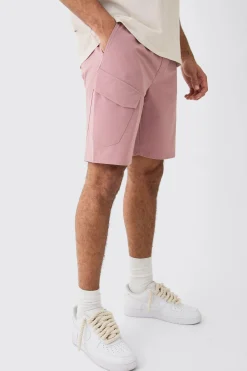 boohooMAN Elasticated Comfort Technical Stretch Short | UK| Shorts