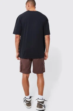 boohooMAN Elasticated Relaxed Cargo Short With Tab | UK| Shorts