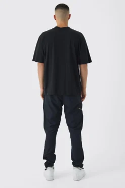 boohooMAN Elasticated Skinny Utility Zip Pocket Trousers | UK| Trousers