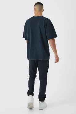 boohooMAN Elasticated Slim Cargo Piping Parachute Trousers | UK| Trousers|Cargos