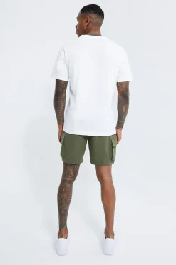 boohooMAN Elasticated Slim Cargo Short With Pintuck | UK| Shorts
