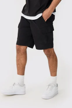boohooMAN Elasticated Waist Relaxed Fit Cargo Shorts | UK| Shorts