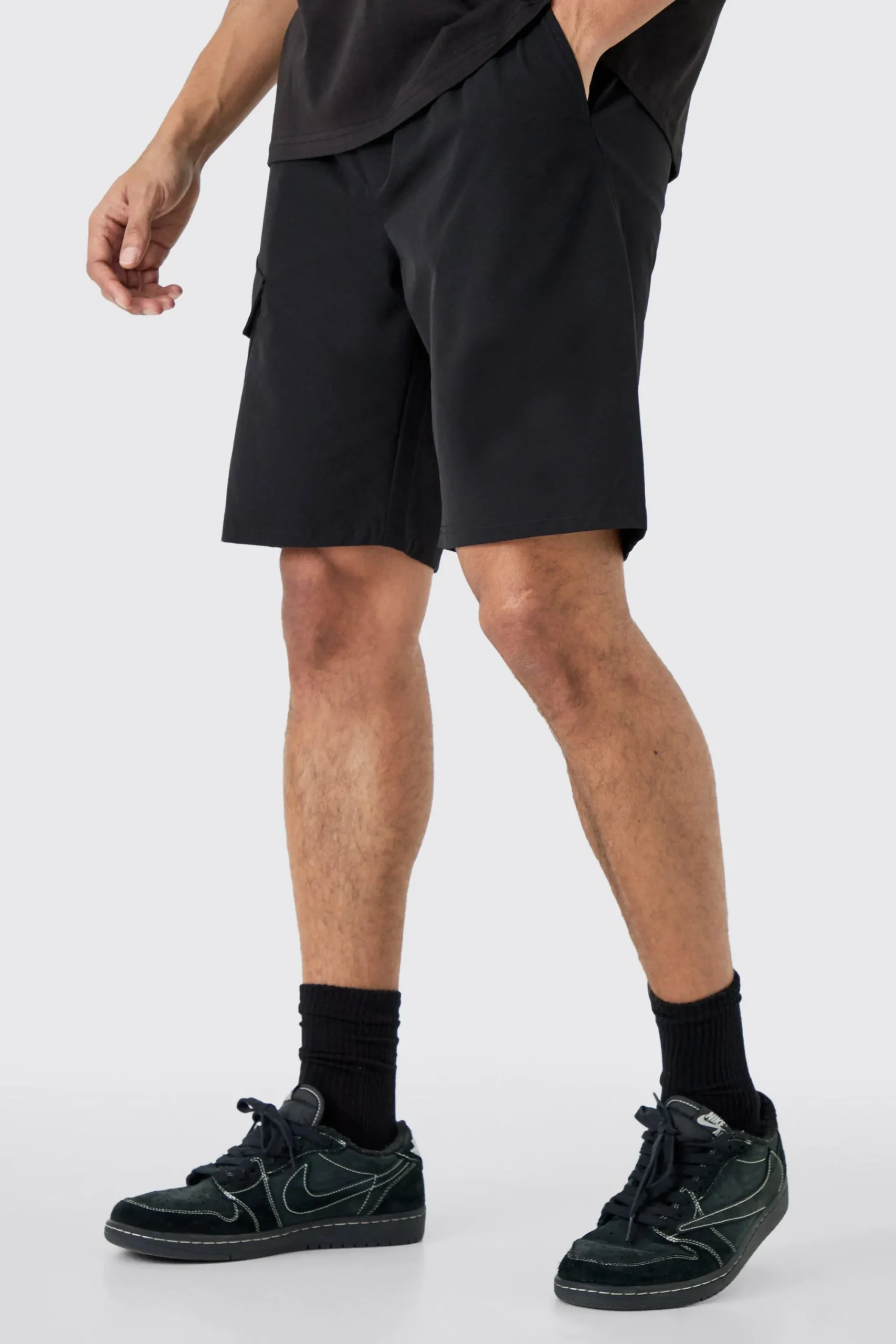 boohooMAN Elasticated Waist Comfort Technical Stretch Short | UK| Shorts