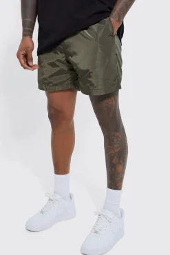 boohooMAN Elasticated Waist Comfort Nylon Short | UK| Shorts