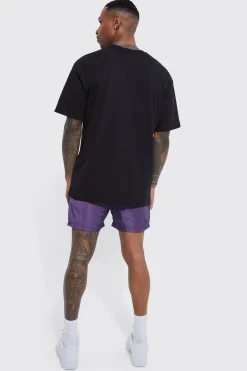 boohooMAN Elasticated Waist Comfort Nylon Short | UK| Shorts
