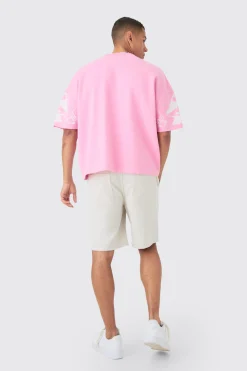 boohooMAN Elasticated Waist Drawcord Detail Relaxed Fit Shorts In | UK| Shorts