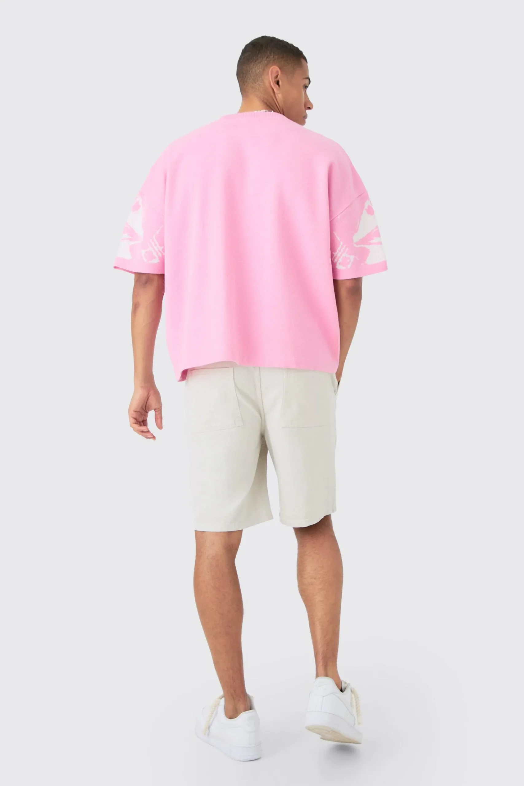 boohooMAN Elasticated Waist Drawcord Detail Relaxed Fit Shorts In | UK| Shorts