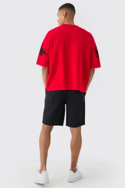 boohooMAN Elasticated Waist Drawcord Detail Relaxed Fit Shorts In | UK| Shorts