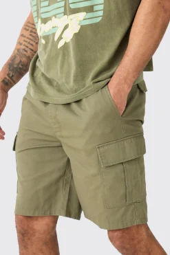 boohooMAN Elasticated Waist Relaxed Fit Cargo Shorts | UK| Shorts