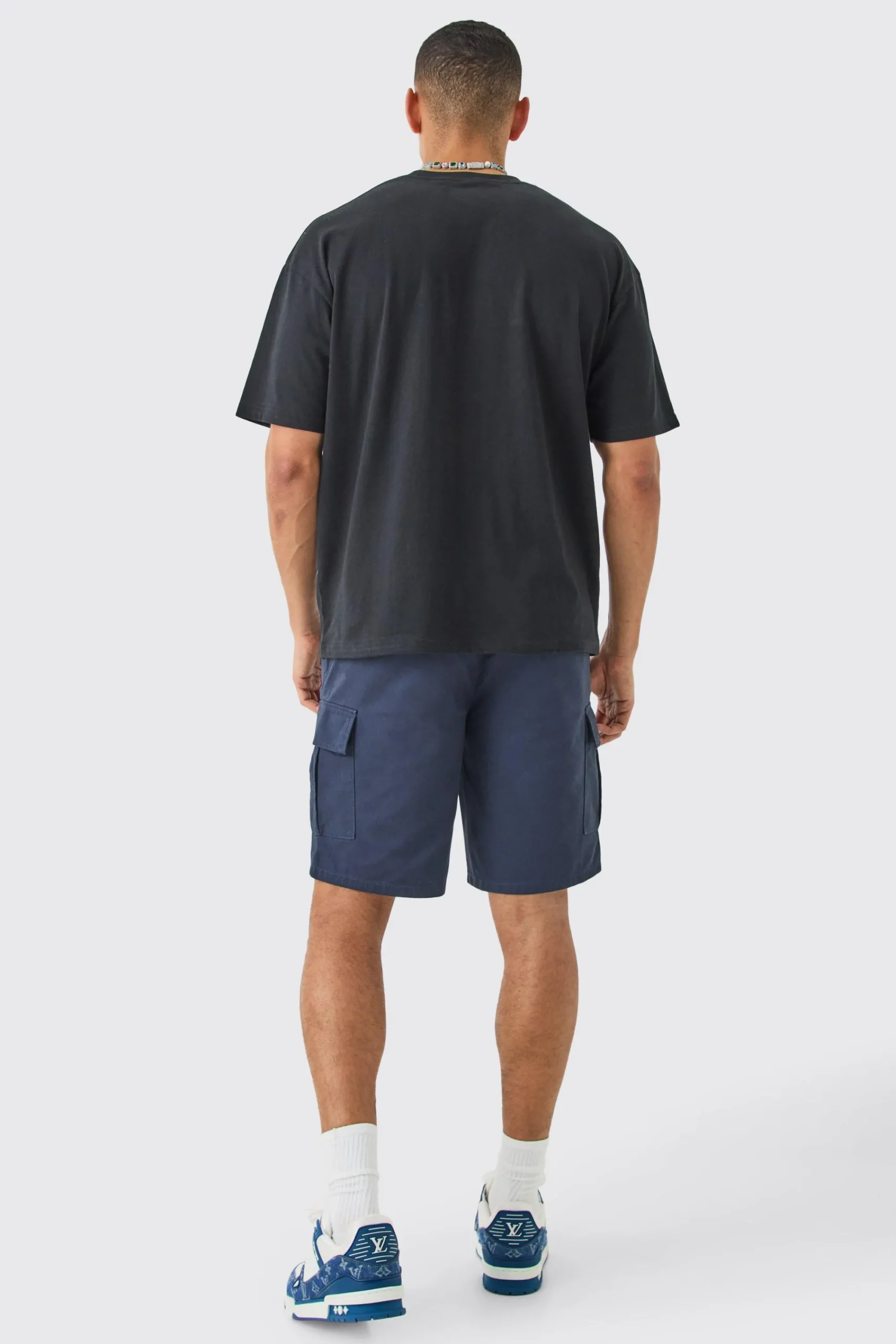 boohooMAN Elasticated Waist Relaxed Fit Cargo Shorts | UK| Shorts