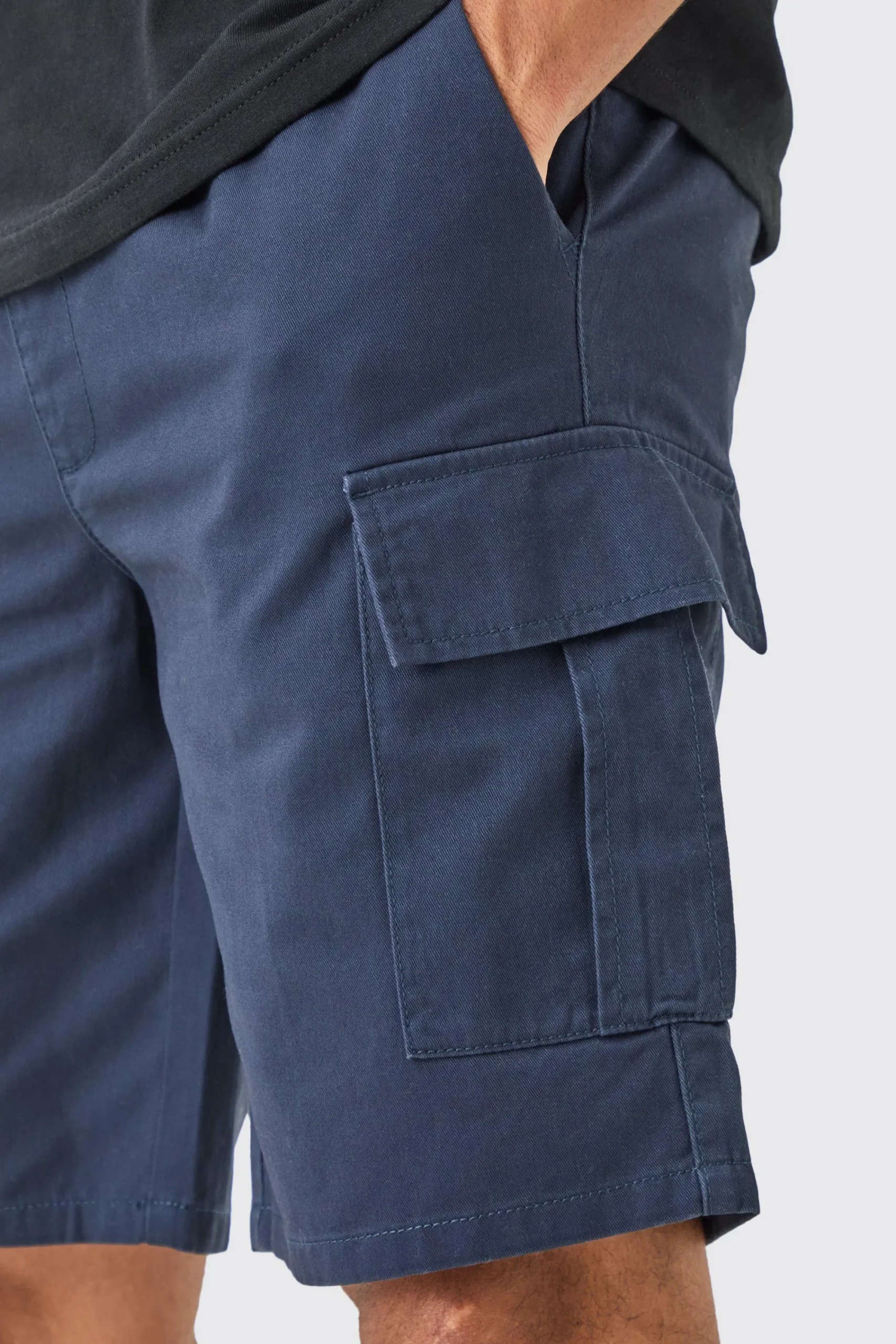 boohooMAN Elasticated Waist Relaxed Fit Cargo Shorts | UK| Shorts