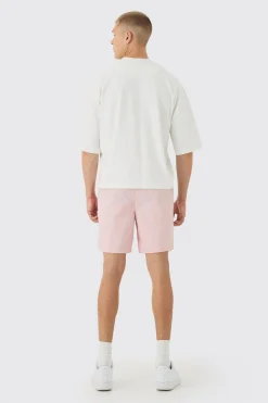 boohooMAN Elasticated Waist OFCL Relaxed Shell Short Shorts In | UK| Shorts