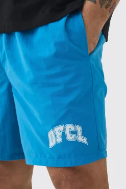 boohooMAN Elasticated Waist OFCL Shell Shorts In | UK| Shorts