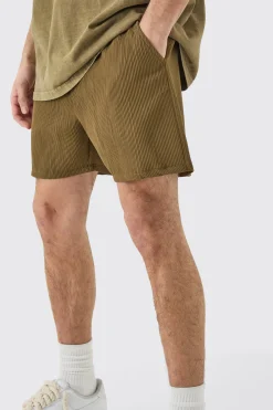 boohooMAN Elasticated Waist Pleated Drawcord Shorts | UK| Shorts