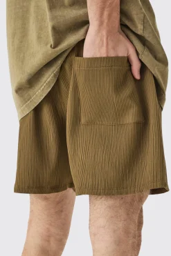 boohooMAN Elasticated Waist Pleated Drawcord Shorts | UK| Shorts