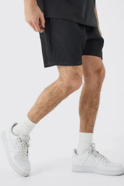 boohooMAN Elasticated Waist Pleated Drawcord Shorts | UK| Shorts