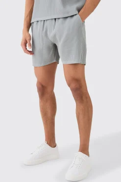 boohooMAN Elasticated Waist Pleated Drawcord Shorts | UK| Shorts