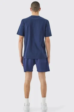 boohooMAN Elasticated Waist Pleated Drawcord Shorts | UK| Shorts