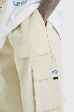 boohooMAN Elasticated Waist Relaxed Fit Buckle Cargo Jogger | UK| Trousers