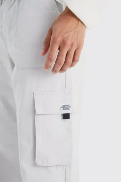 boohooMAN Elasticated Waist Relaxed Fit Cargo Trouser | UK| Trousers|Cargos