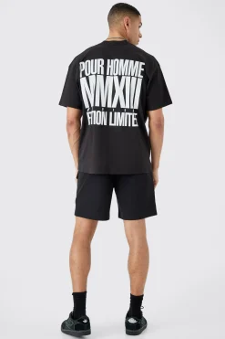 boohooMAN Elasticated Waist Relaxed Technical Stretch Cargo With Zip | UK| Shorts