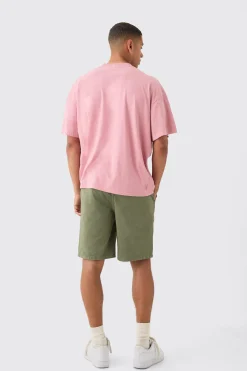 boohooMAN Elasticated Waist Relaxed Contrast Drawcord Shorts | UK| Shorts