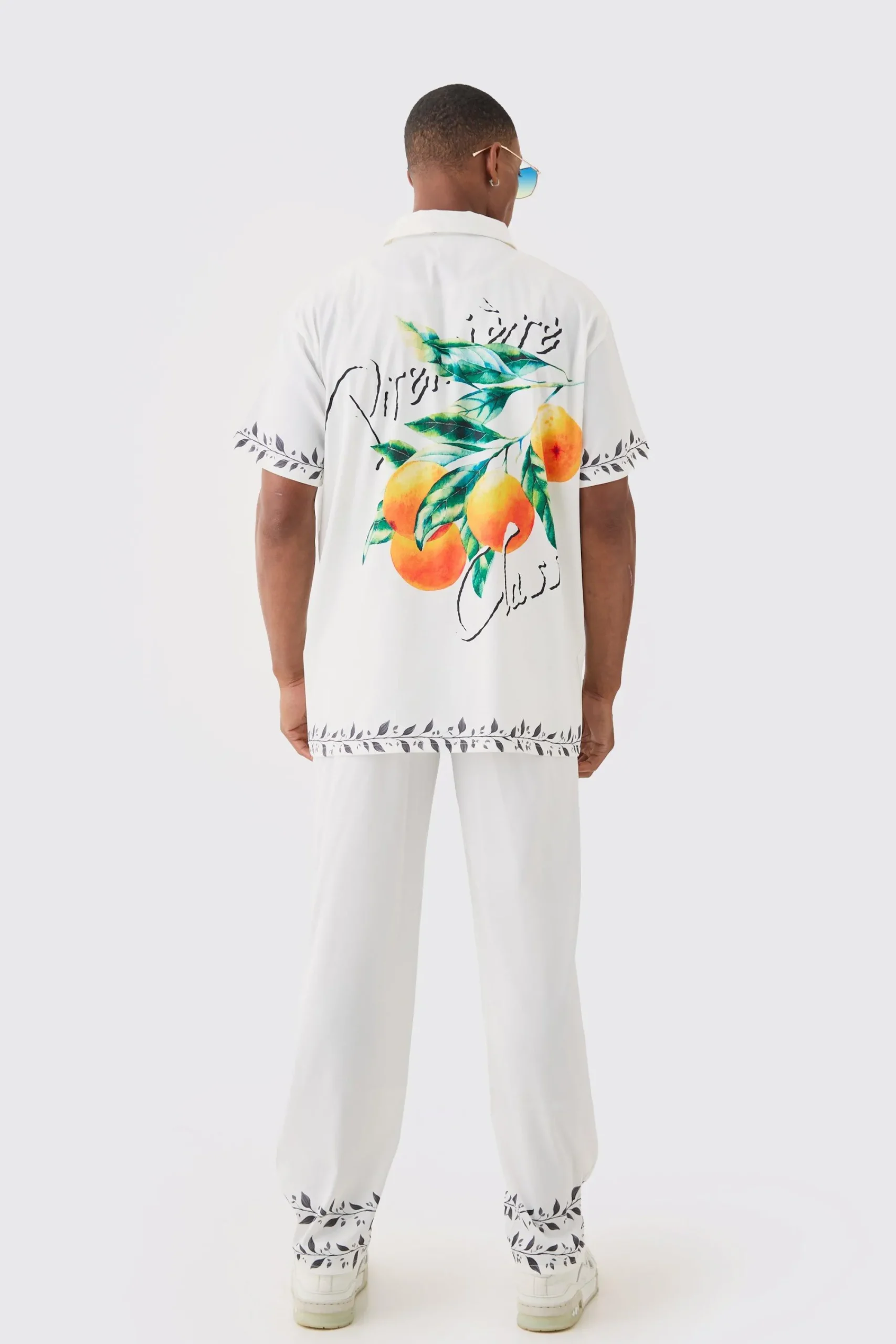 boohooMAN Elasticated Waist Satin Hem Detail Straight Trouser | UK| Sets & Co-Ords|Tracksuits